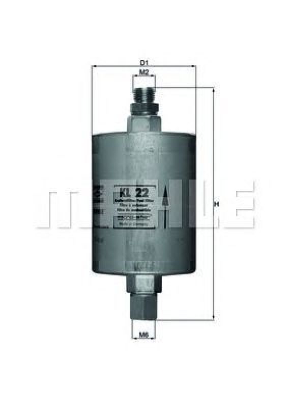 KL 22 KNECHT 77418775 - Fuel filter