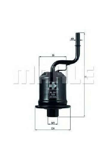 KL 247 KNECHT 76544555 - Fuel filter