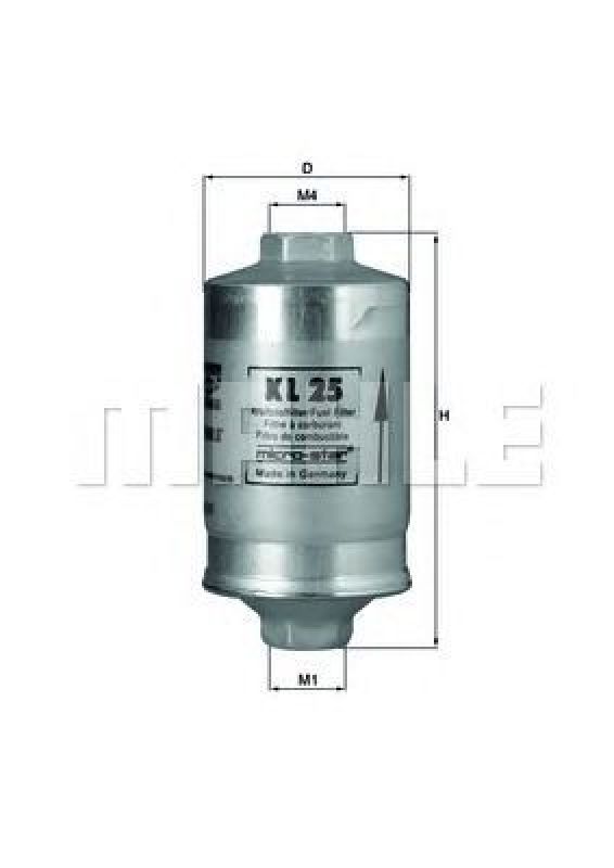 KL 25 KNECHT 77638117 - Fuel filter