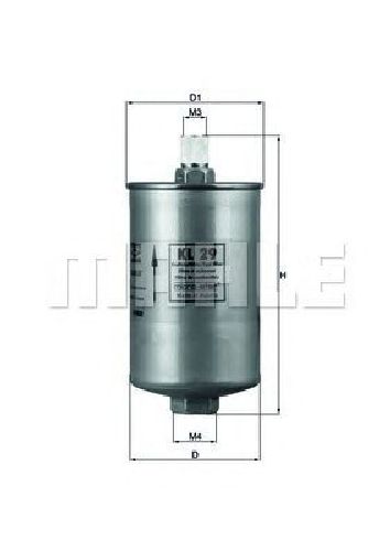 KL 29 KNECHT 77397888 - Fuel filter