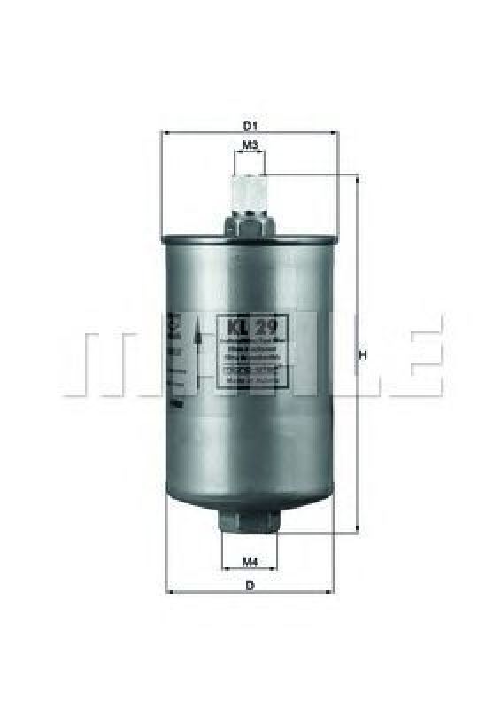 KL 29 KNECHT 77397888 - Fuel filter
