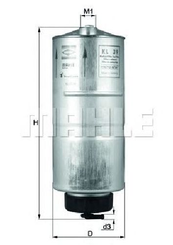 KL 39 KNECHT 77438062 - Fuel filter