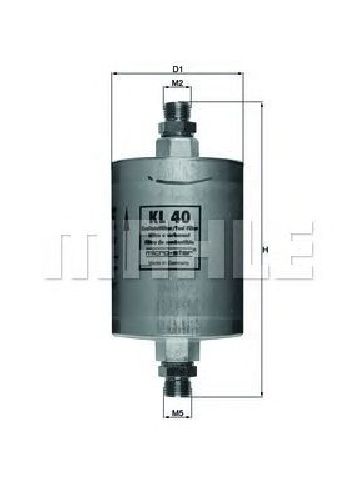 KL 40 KNECHT 78619116 - Fuel filter
