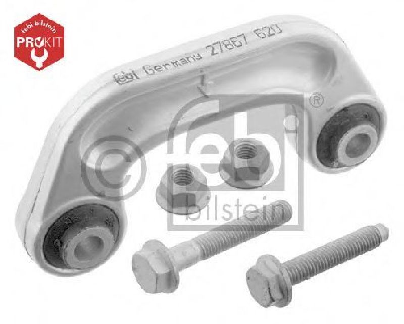 FEBI BILSTEIN 31030 - Rod/Strut, stabiliser PROKIT Front Axle left and right AUDI