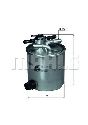 KL 404/16 KNECHT 70349772 - Fuel filter DACIA, RENAULT, SUZUKI