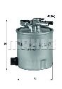 KL 404/25 KNECHT 70349775 - Fuel filter DACIA, RENAULT