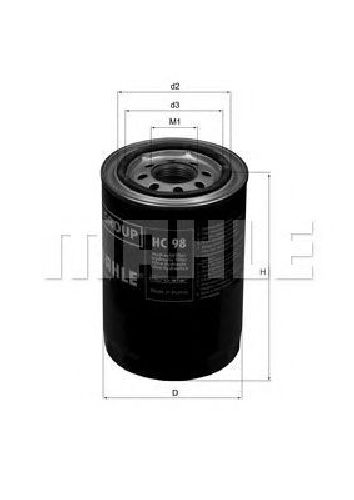 HC 98 KNECHT 70324572 - Hydraulic Filter, automatic transmission