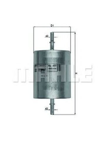 KL 409 KNECHT 76824270 - Fuel filter FORD