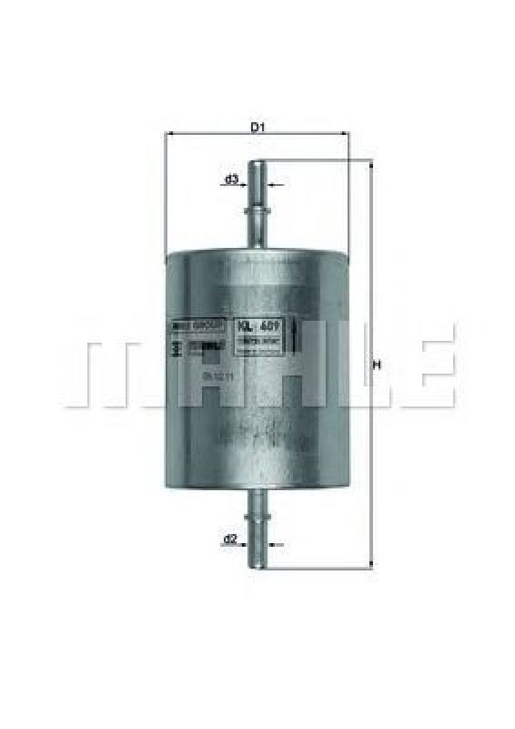 KL 409 KNECHT 76824270 - Fuel filter FORD