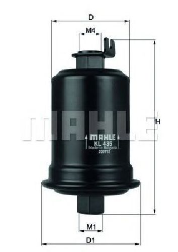 KL 435 KNECHT 76693055 - Fuel filter