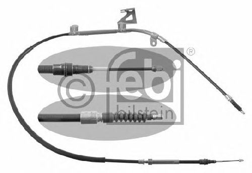 FEBI BILSTEIN 32463 - Cable, parking brake Right Rear VW