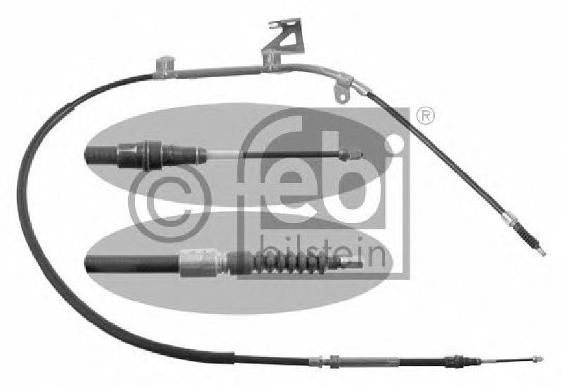 FEBI BILSTEIN 32463 - Cable, parking brake Right Rear VW