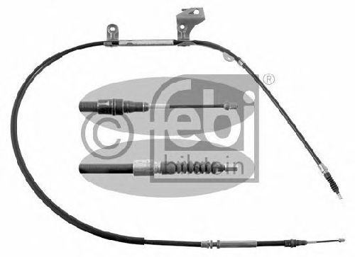 FEBI BILSTEIN 32464 - Cable, parking brake Left Rear