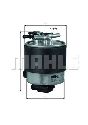 KL 440/19 KNECHT 70515764 - Fuel filter NISSAN