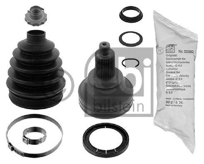 FEBI BILSTEIN 33244 - Joint Kit, drive shaft Wheel Side | Front Axle Left SEAT, VW, SKODA