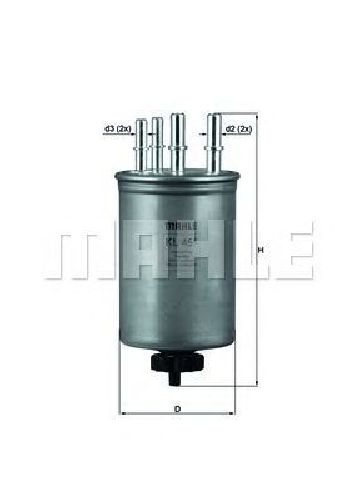 KL 451 KNECHT 76831242 - Fuel filter JAGUAR