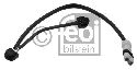 FEBI BILSTEIN 33403 - Warning Contact, brake pad wear Front Axle Left PORSCHE