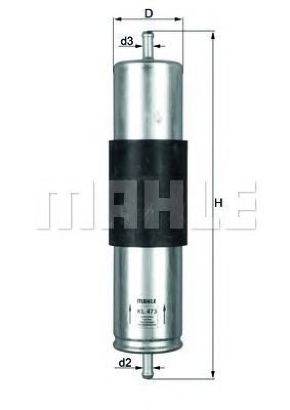 KL 473 KNECHT 76832950 - Fuel filter