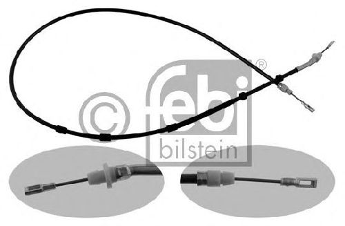 FEBI BILSTEIN 34394 - Cable, parking brake Left Rear