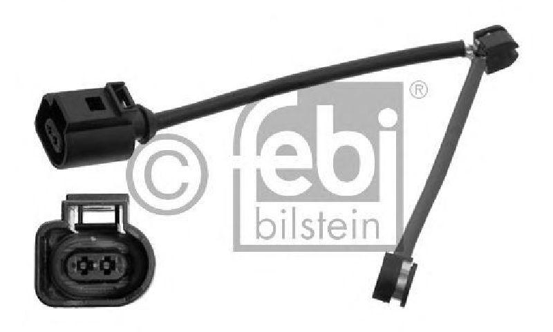 FEBI BILSTEIN 34496 - Warning Contact, brake pad wear Rear Axle left and right PORSCHE