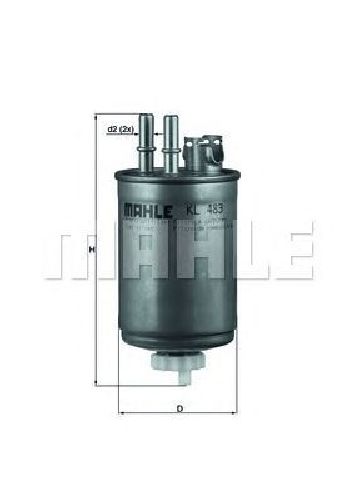 KL 483 KNECHT 70326054 - Fuel filter FORD