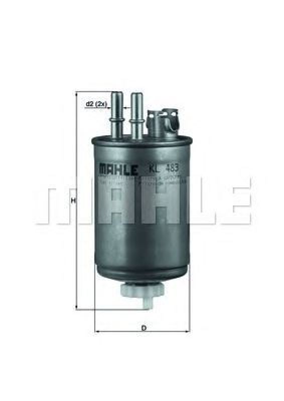 KL 483 KNECHT 70326054 - Fuel filter FORD