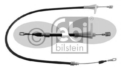 FEBI BILSTEIN 01666 - Cable, parking brake Right Rear | Left Rear