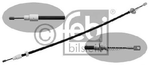 FEBI BILSTEIN 34905 - Cable, parking brake Left Rear | Right Rear MERCEDES-BENZ
