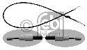 FEBI BILSTEIN 34906 - Cable, parking brake Front MERCEDES-BENZ