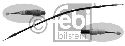 FEBI BILSTEIN 34908 - Cable, parking brake Left Rear | Right Rear MERCEDES-BENZ