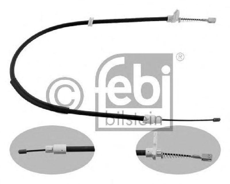 FEBI BILSTEIN 34912 - Cable, parking brake Right Rear MERCEDES-BENZ