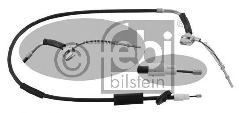 FEBI BILSTEIN 34913 - Cable, parking brake Front MERCEDES-BENZ