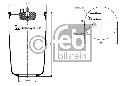 FEBI BILSTEIN 35492 - Boot, air suspension Rear Axle left and right MAN