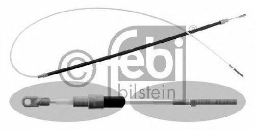 FEBI BILSTEIN 01751 - Cable, parking brake Left Rear | Right Rear