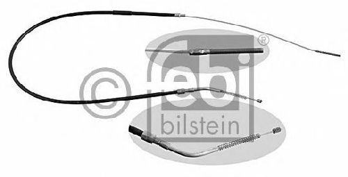 FEBI BILSTEIN 01756 - Cable, parking brake Left Rear | Right Rear
