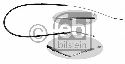 FEBI BILSTEIN 01756 - Cable, parking brake Left Rear | Right Rear