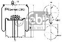 FEBI BILSTEIN 35621 - Boot, air suspension Rear Axle left and right RENAULT TRUCKS