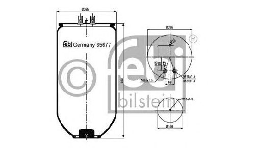 FEBI BILSTEIN 35677 - Boot, air suspension