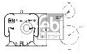 FEBI BILSTEIN 35692 - Boot, air suspension Front Axle left and right MERCEDES-BENZ