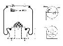 FEBI BILSTEIN 35694 - Boot, air suspension Front Axle left and right