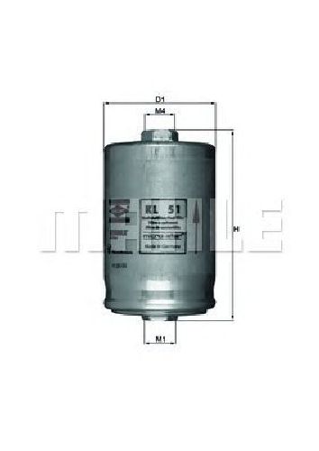 KL 51 KNECHT 78741571 - Fuel filter
