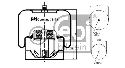 FEBI BILSTEIN 35878 - Boot, air suspension Rear Axle left and right MERCEDES-BENZ