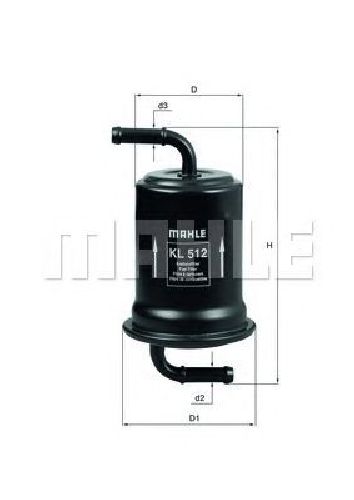 KL 512 KNECHT 70350407 - Fuel filter