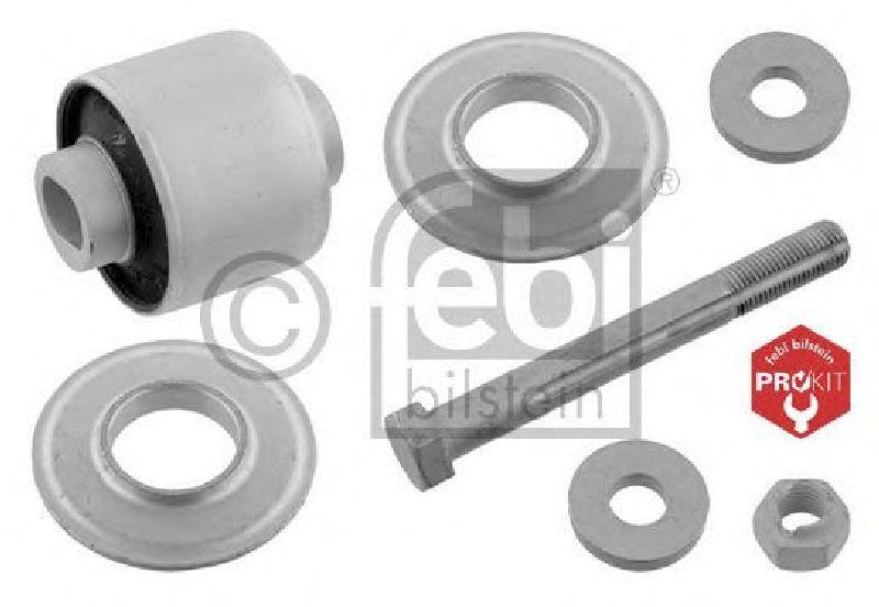 FEBI BILSTEIN 36260 - Mounting Kit, control lever PROKIT Front Axle left and right | Lower MERCEDES-BENZ