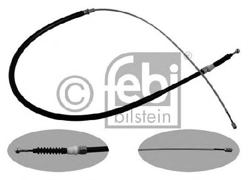 FEBI BILSTEIN 36347 - Cable, parking brake Right Rear | Left Rear VW