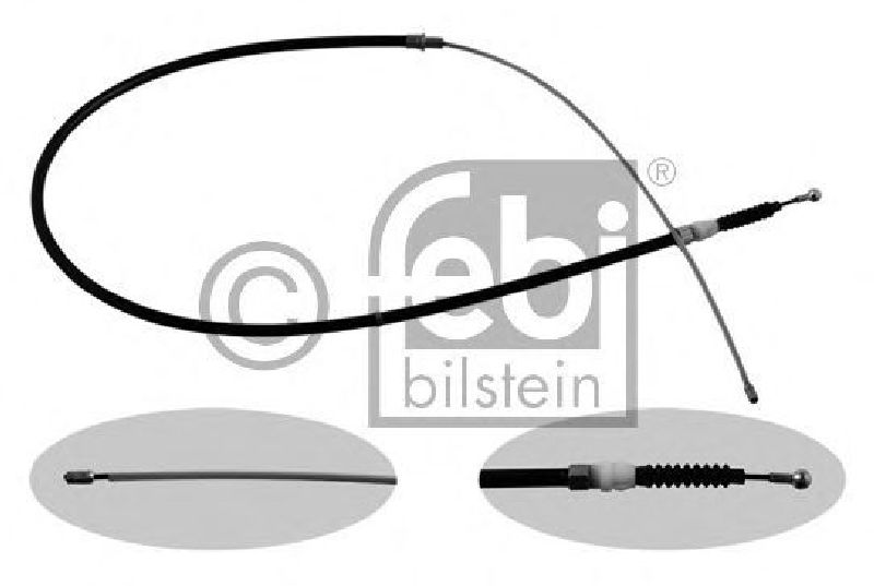 FEBI BILSTEIN 36349 - Cable, parking brake Rear AUDI, VW, SEAT