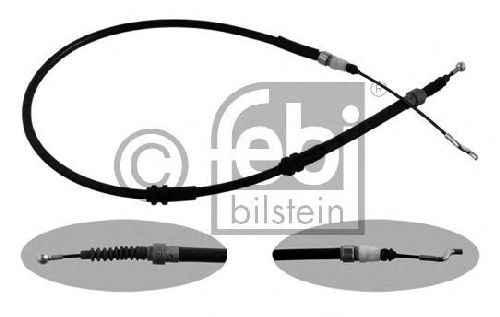 FEBI BILSTEIN 36352 - Cable, parking brake Left Rear | Right Rear VW
