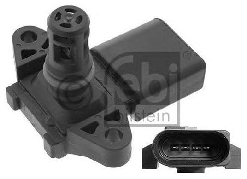 FEBI BILSTEIN 36623 - Sensor, intake manifold pressure SKODA, VW