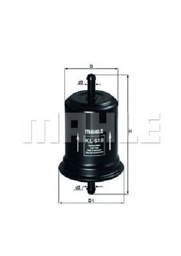 KL 518 KNECHT 70350419 - Fuel filter DAIHATSU