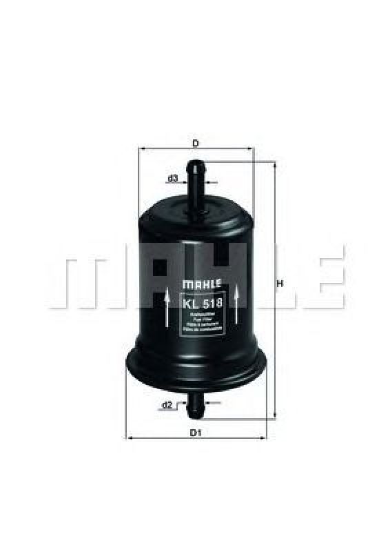 KL 518 KNECHT 70350419 - Fuel filter DAIHATSU